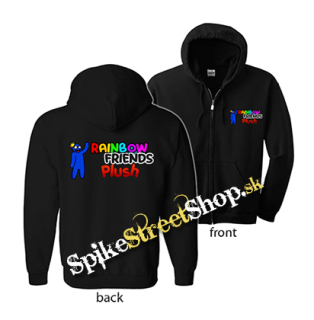 RAINBOW FRIENDS - Motive 1 - čierna detská mikina na zips