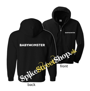 BABYMONSTER - Logo Kpop Band - mikina na zips