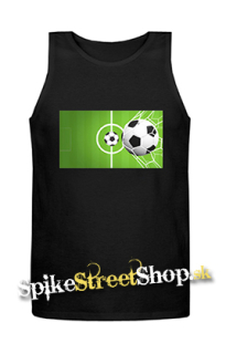 FUTBAL - Football Motive 1 - Mens Vest Tank Top - čierne