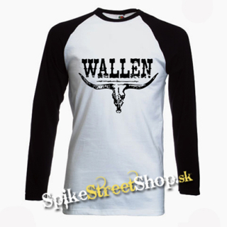 MORGAN WALLEN - Country Music Crest - pánske tričko s dlhými rukávmi