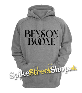 BENSON BOONE - Logo Singer - šedá pánska mikina
