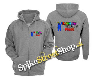 RAINBOW FRIENDS - Motive 1 - šedá pánska mikina na zips