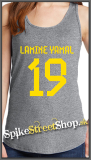 LAMINE YAMAL - 19 - Ladies Vest Top - šedé