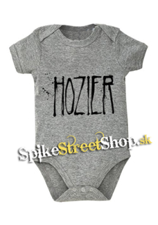 HOZIER - Logo Singer - šedé detské body