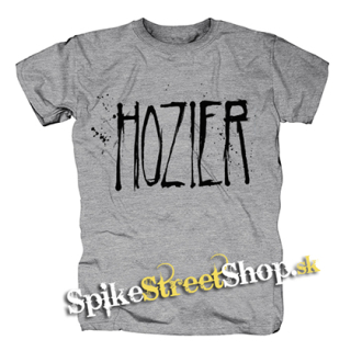 HOZIER - Logo Singer - sivé pánske tričko