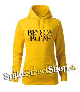BENSON BOONE - Logo Singer - žltá dámska mikina
