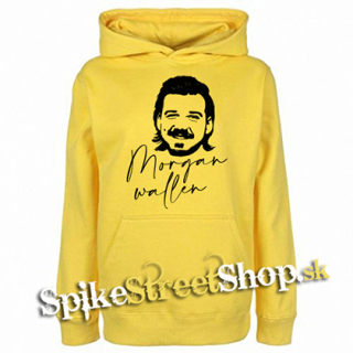MORGAN WALLEN - Poster - žltá pánska mikina