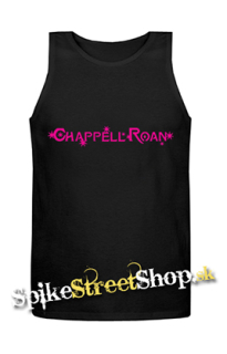 CHAPPELL ROAN - Pink Logo - Mens Vest Tank Top - čierne