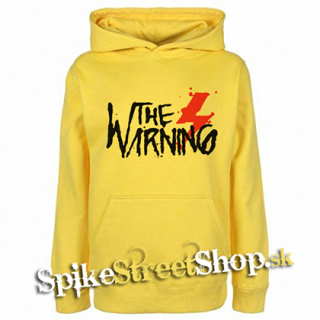 THE WARNING - Logo - žltá pánska mikina