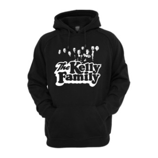KELLY FAMILY - Logo & Band - čierna pánska mikina