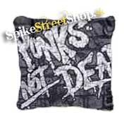 PUNKS NOT DEAD - Slogan na múre - vankúš