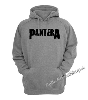 PANTERA - Logo - šedá pánska mikina