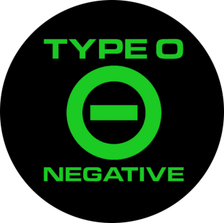 TYPE O NEGATIVE - Green Logo - odznak