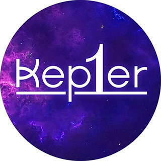 KEPLER - Logo Kpop Band - okrúhla podložka pod pohár