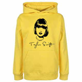 TAYLOR SWIFT - Signature Portrait - žltá pánska mikina