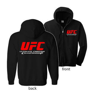 UFC - Ultimate Fighting Championship Logo - čierna detská mikina na zips