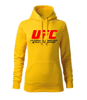 UFC - Logo - žltá dámska mikina