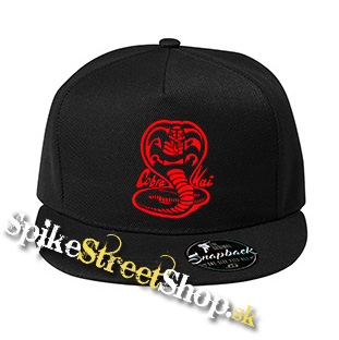 COBRA KAI - Red Cobra Logo - čierna šiltovka model "Snapback"