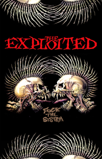 EXPLOITED - Fuck The System - vlajka