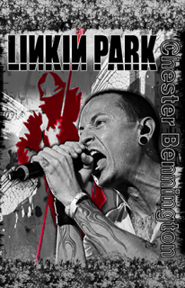 LINKIN PARK - Chester Bennington - vlajka