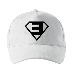 EMINEM - Superman Symbol - biela šiltovka (-30%=AKCIA)