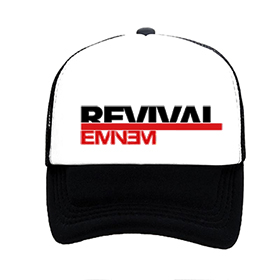 EMINEM - Revival - čiernobiela sieťkovaná šiltovka model "Trucker"