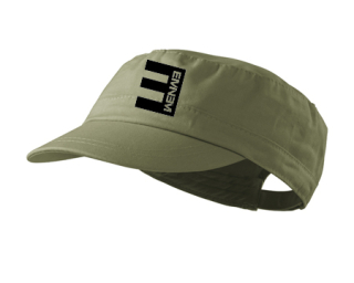 EMINEM - Logo Crest - olivová šiltovka army cap