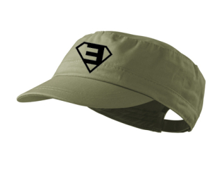 EMINEM - Superman Symbol - olivová šiltovka army cap