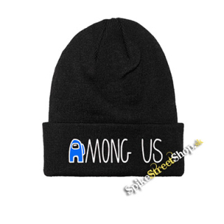 AMONG US - Blue White Logo - zimná čiapka