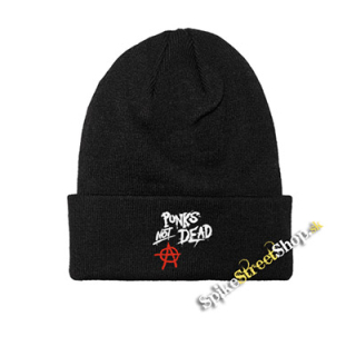 ANARCHY - PUNKS NOT DEAD - zimná čiapka