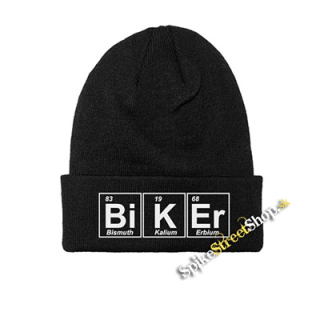 BIKER - tabuľka chemických prvkov - zimná čiapka