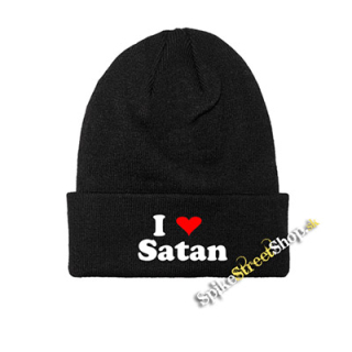 I LOVE SATAN - zimná čiapka