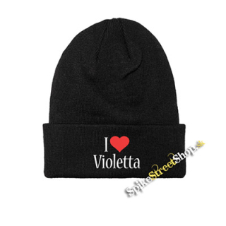 I LOVE VIOLETTA - zimná čiapka