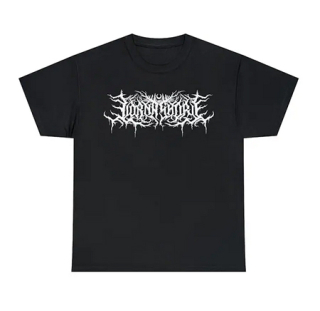LORNA SHORE - Logo - čierne detské tričko
