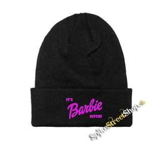 IT´S BARBIE BITCH - Logo Pink - zimná čiapka