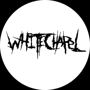 WHITECHAPEL - Logo Black - okrúhla podložka pod pohár