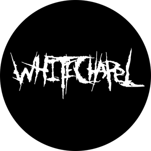 WHITECHAPEL - Logo White - okrúhla podložka pod pohár