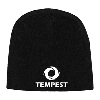 Čierna zimná čiapka TEMPEST - Logo Kpop Band