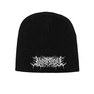 Čierna zimná čiapka LORNA SHORE - Logo