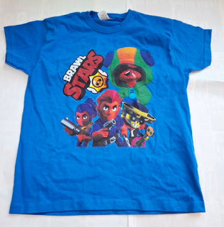 BRAWL STARS - modré detské tričko 