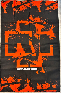 RAMMSTEIN - Bloody Logo - vlajka