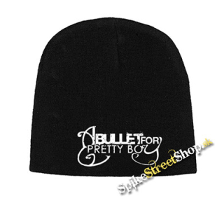 Čierna zimná čiapka A BULLET FOR PRETTY BOY - Logo