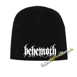 Čierna zimná čiapka BEHEMOTH - Logo