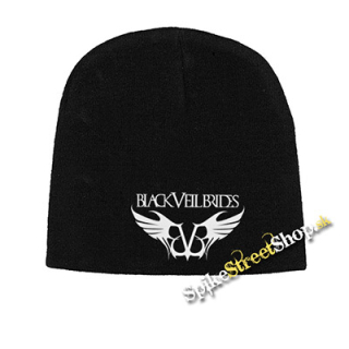 Čierna zimná čiapka BLACK VEIL BRIDES - Wings Logo