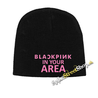 Čierna zimná čiapka BLACKPINK - In Your Area