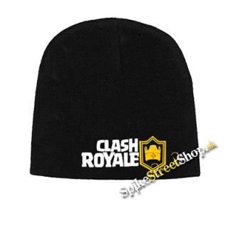 Čierna zimná čiapka CLASH ROYALE - Logo