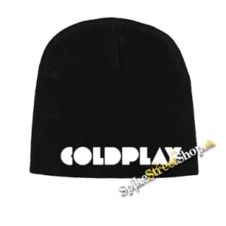 Čierna zimná čiapka COLDPLAY - Logo