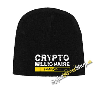 Čierna zimná čiapka CRYPTOMILIONAIRE - Loading