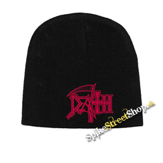 Čierna zimná čiapka DEATH - Logo