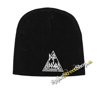 Čierna zimná čiapka DEF LEPPARD - Logo